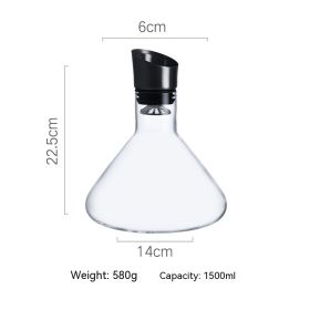 Creative Iceberg Red Wine Wine Decanter (Option: 9815p Transparent)