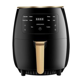 Air Fryer Smart Touch Home Electric Fryer (Option: Black-UK 220V)