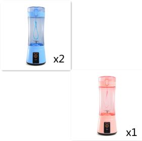 Portable Blender Portable Fruit Electric Juicing Cup Kitchen Gadgets (Option: Set69-USB)