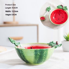 Creative Student Household Tableware (Option: Watermelon Watchband Spoon)