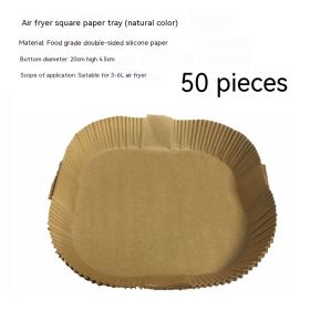 Air Fryer Special Paper Oiled (Option: Square 20CM50 PCs)